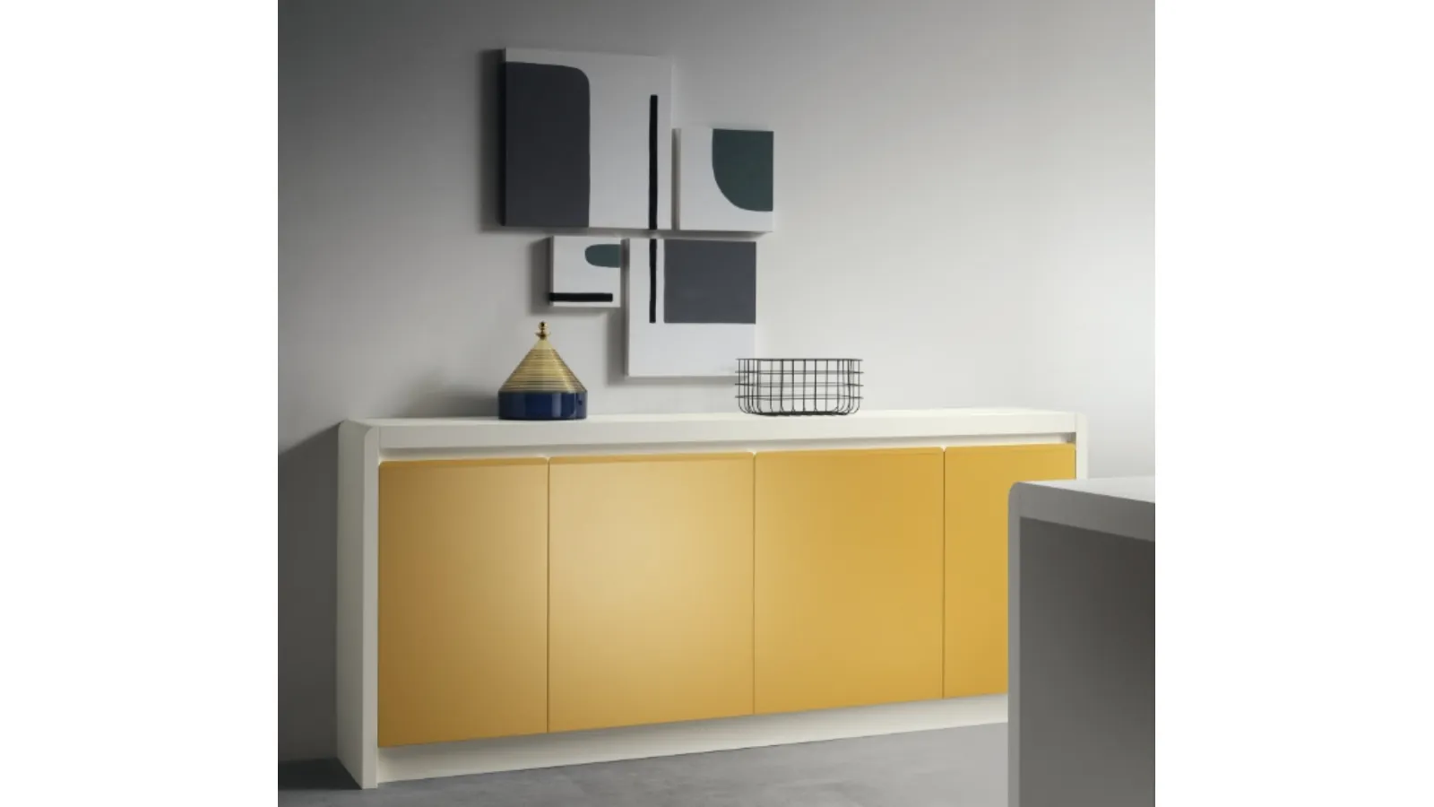 Madia Living Dandy Giallo Senape di Scavolini