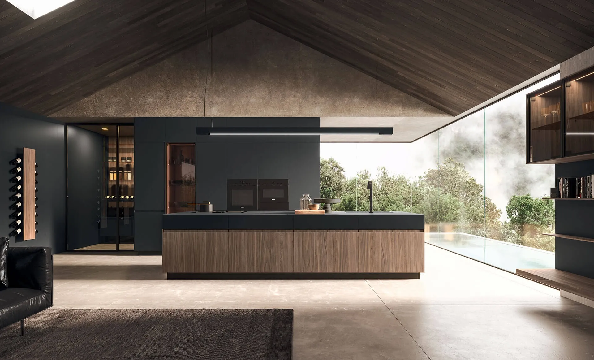 Cucina Design lineare Ak Project 05 di Arrital